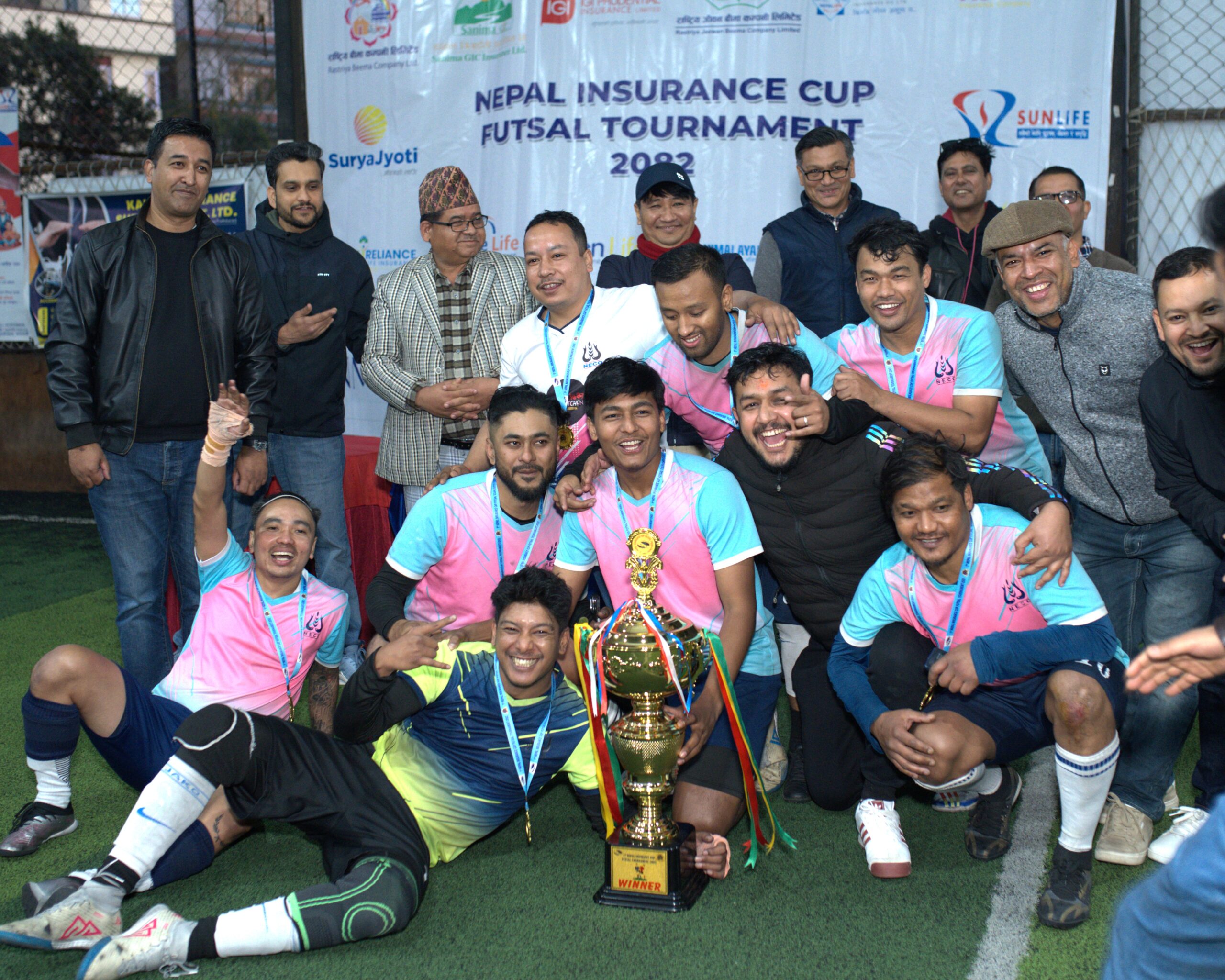 नेपाल इन्स्योरेन्स कम्पनीद्वारा आयोजित फुटसल प्रतियोगिता सम्पन्न